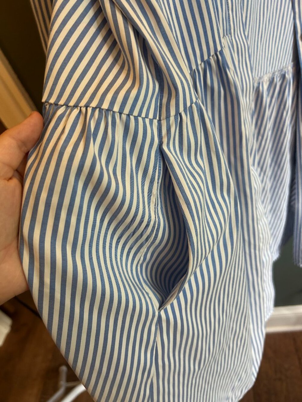 Tuckernuck Blue Stripe Royal Shirt Dress - Picture 9 of 9